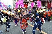 横笛に獅子が踊る。'10.11.07.