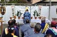 諏訪八幡神社の神事。'10.11.07.