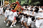 女性の宮神輿。'10.10.31.