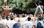 宮元に神輿振りの指示。'10.10.31.