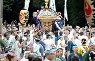 鳥居下から社殿へ前進。'10.10.31.