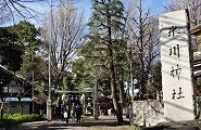 大川町氷川神社参道。'11.01.01.