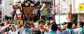 大門睦会神輿。'13.07.21.
