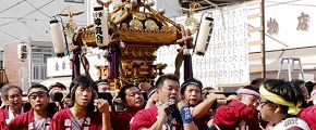 鹿手袋神輿。'13.07.21.
