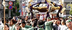 辻睦励会神輿。'13.07.21.
