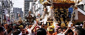 彩心連合和会神輿。'13.07.21.