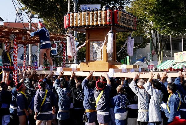 差し切りを決める男道楽。'13.10.27.