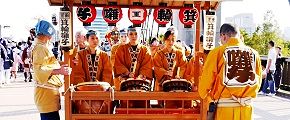 箕輪囃子屋台。'13.10.13.