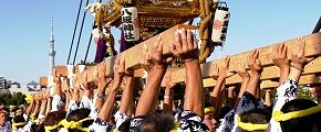勝浦の八坂神社八坂会。'13.10.13.