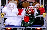 西谷の白狐と獅子。'13.11.04.