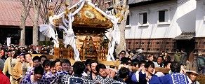 番場自治会連合会の担ぎ。'14.03.09.