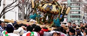 川崎道祖神神輿。'14.02.11.