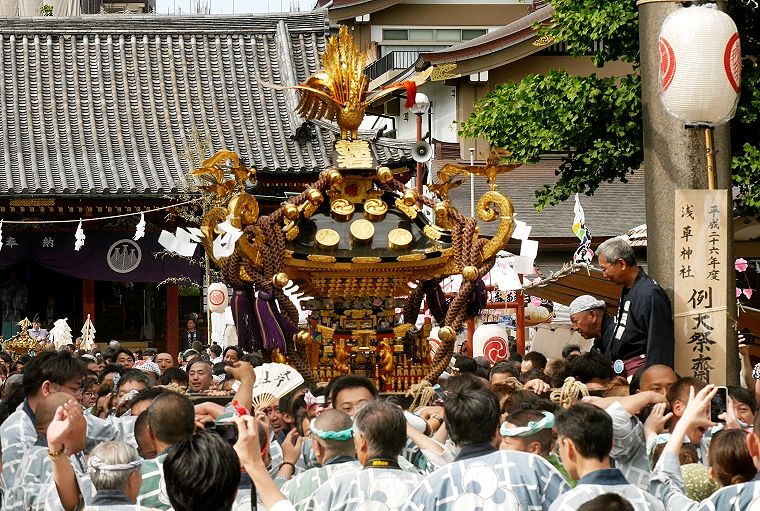猿若町会神輿。'14.05.17.