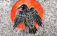 三本足の八咫烏。'14.04.20.