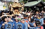 激しい神輿揉み続く。'11.09.11.