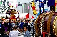 神輿を鼓舞する御太鼓。'11.11.13.