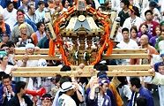 担ぎ二天棒の川崎道祖神。'11.11.06.