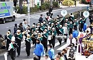 国士舘のブラスバンド。'12.02.11.