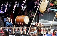 山車のお囃子ご披露。'12.03.25.