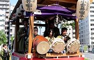 無形文化財の小金井囃子。'12.05.27.