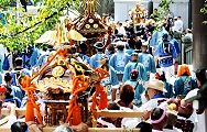 境内から大鳥居下の紅葉坂へ。'12.08.19.