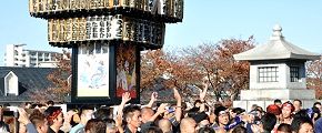 万灯神輿の高宰睦。'12.11.18.