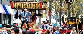 下里巴睦の万灯神輿。'12.11.11.