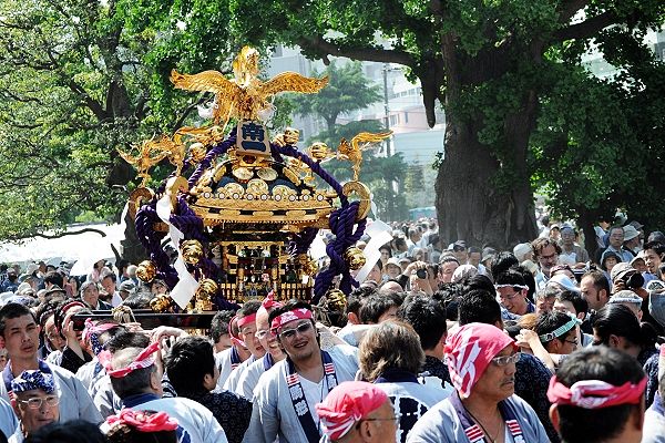 南部地区の先駆けの寿二町会。'12.05.19.