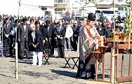 江島神社宮司の祝詞。'13.01.20.