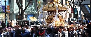 宮神輿の伊豆見。'13.02.11.
