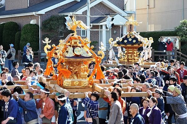 赤房の上溝睦と白房は5巴紋の辰神会。'13.01.27.