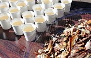 ご接待のくさやと日本酒。'13.01.27.