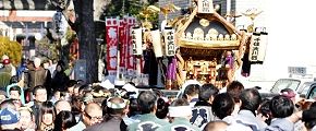当番睦の大川西睦神輿。'13.01.01.