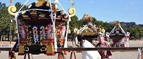 主役の神輿にお祓い。`13.02.24.