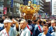 連合御渡りの一番手は駒札ずばり「日本一」08.06.15.