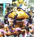 水掛何の其のと新川一東の女神輿。08.08.17.