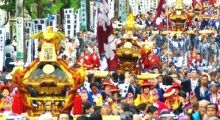 古石場東が後続と連なって巡行。08.08.17.