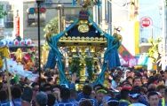 亀ヶ池八幡宮の八坂祭り「天王さま」御本家が殿。09.07.26.