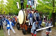 恋が淵熊野神社の大太鼓。09.11.01.