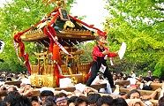 鼓舞の仕方も堂に入ったもの。09.11.01.