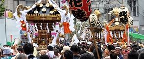 花睦が連合で巡行。'11.08.28.