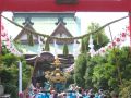 八王子八雲神社の注連縄。07.08.05.