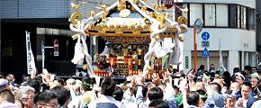 入船二町会の鼓舞と歓喜の雄叫び。'13.05.04.