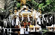 京橋公園お旅所での神事。'13.05.04.