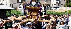 そこが水分補給の休息所。'13.07.07.
