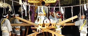 御仮屋で整備。'13.08.18.