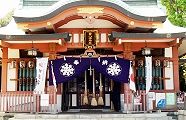 八幡神社社殿。'13.08.18.