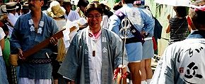 御幣(おんべ)役。'13.09.01.