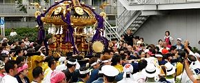 激しい城南担ぎ。'13.09.08.