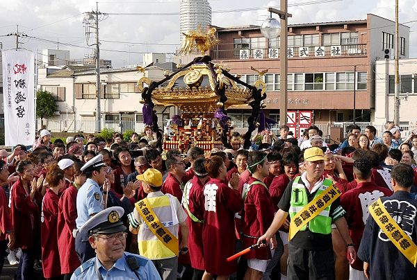 柳島橋上に到達。'13.09.15.